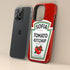 Personalized Tomato Hot Ketchup Bottle iPhone Case